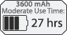 3000 mAh battery